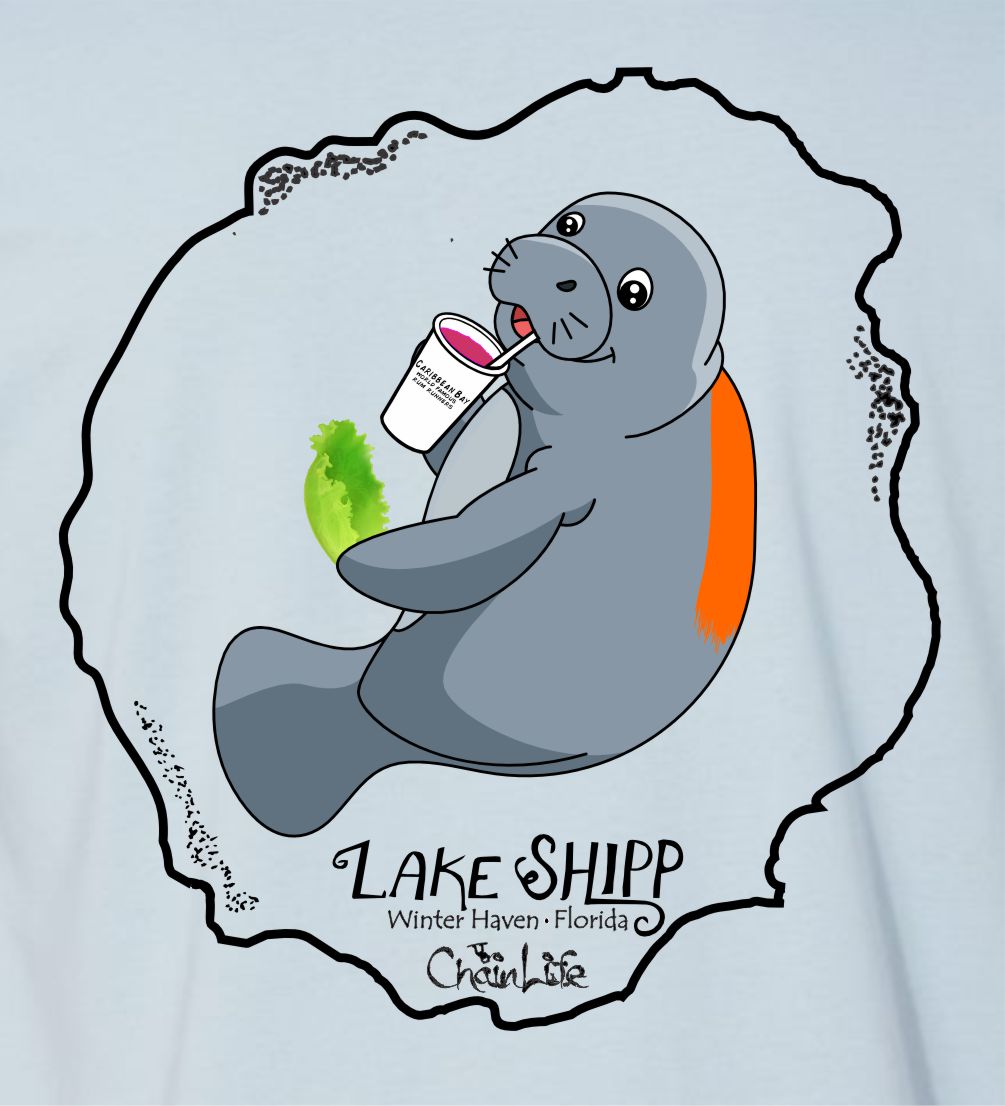 Chain of Lakes "Manatee" T-shirt, Unisex