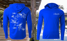 Load image into Gallery viewer, Performance Hoodie with Chain of Lakes Map! Unisex