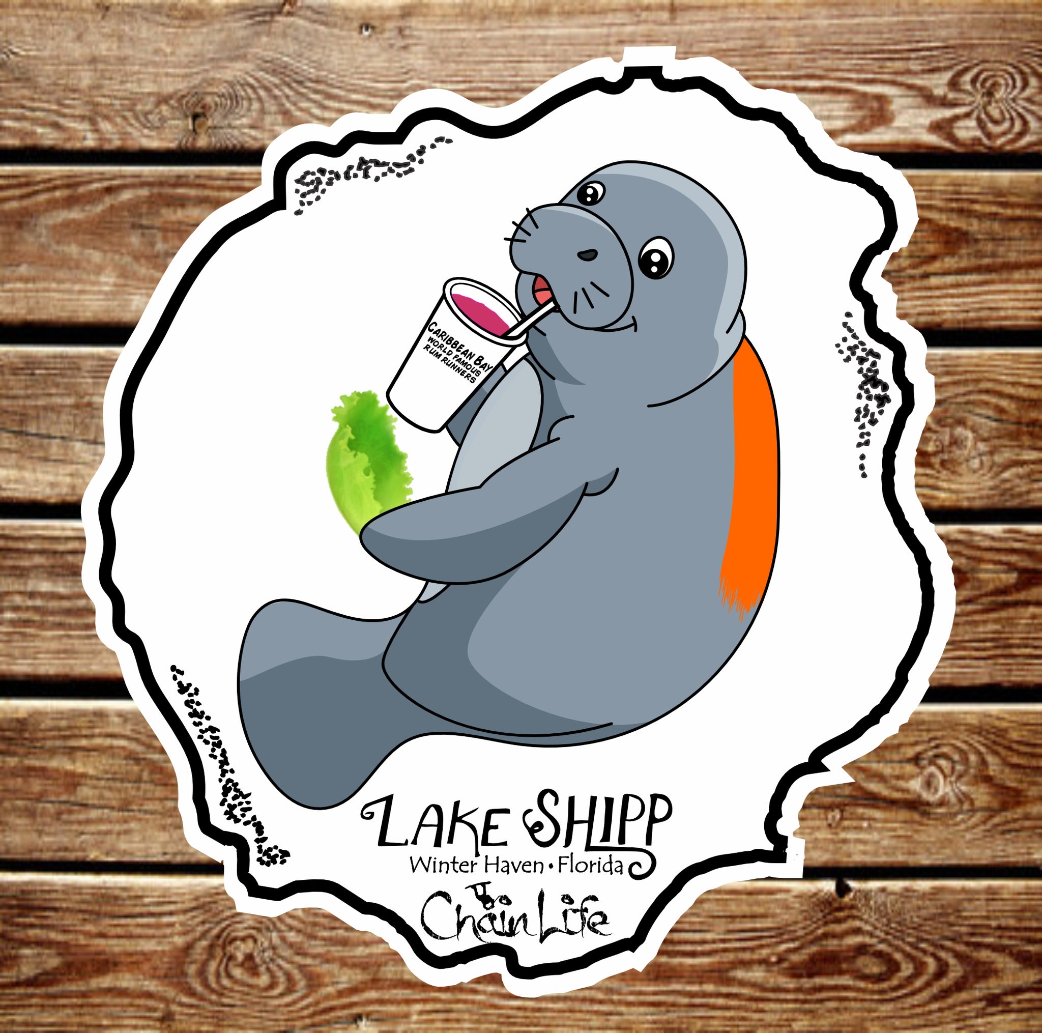 Chain of Lakes Manatee Decal