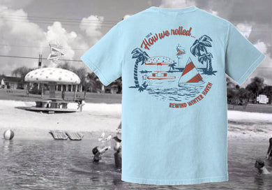 Lake Ina Mushroom, Rewind Winter Haven Short Sleeve T-shirt by Local Artist Brooke Bray Moore-Unisex