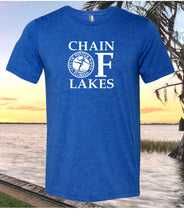 Load image into Gallery viewer, Chain of Lakes w/ Vintage City of WH Logo, Unisex T-shirt