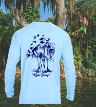 Load image into Gallery viewer, Ladies Dri Fit Performance Long Sleeve shirt w/ Rope Swing