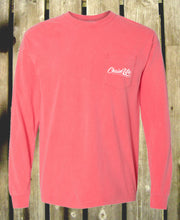Load image into Gallery viewer, Chain of Lakes Map long sleeve T-shirt available in 8 colors